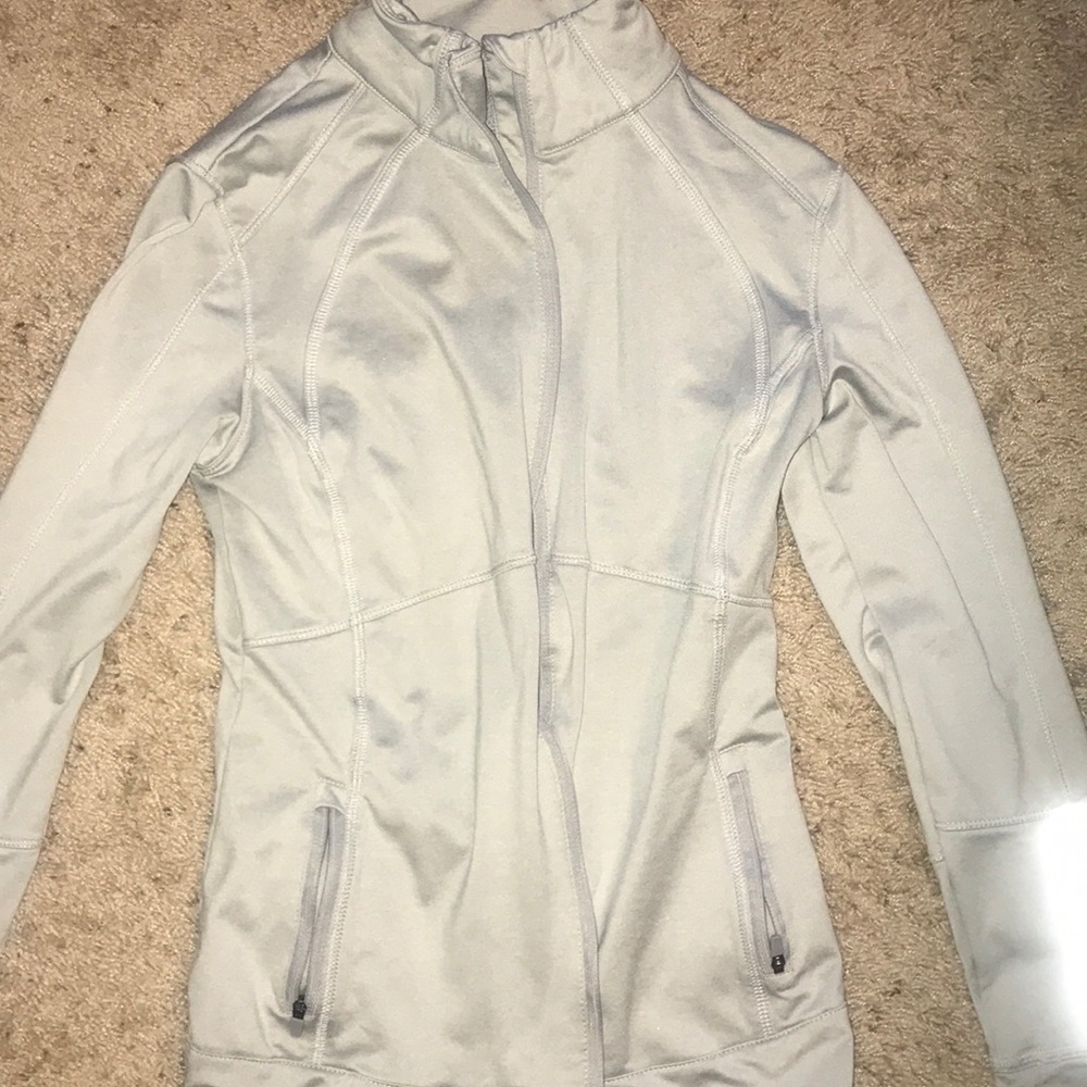Gray athletic zippie
